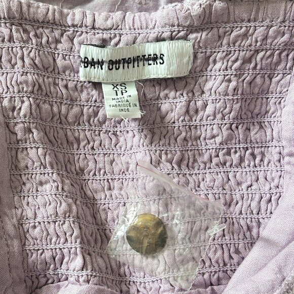 Urban Outfitters XS Purple Romper Short Sleeve - Picture 4 of 4